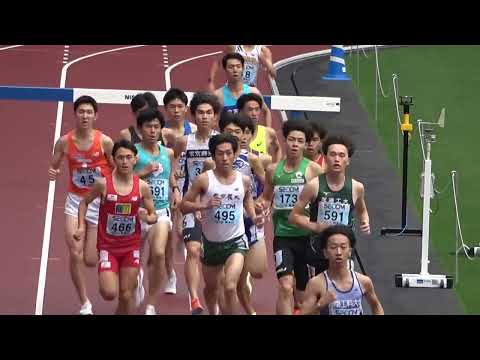 関東インカレ3000mSC予選1組(男子2部) 2022.5.21