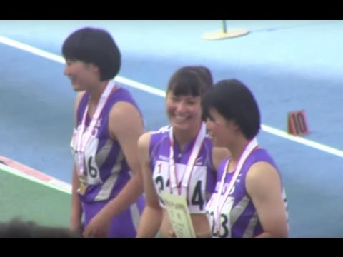 2016東京都高校陸上 (都総体) 女子砲丸投 優勝 草野夏咲６投目 ＋ 表彰式