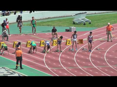 H29　千葉県高校総体　男子100m　予選3組