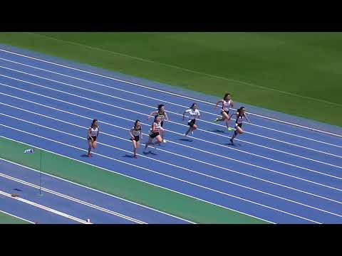 2018 水戸市陸上競技大会 0505 中学女子100m 7組