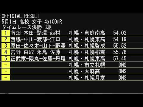 第2回札幌陸上競技フェスティバル　3日目