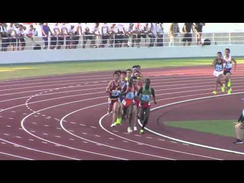 2015 和歌山インターハイ陸上 男子5000m 予選3
