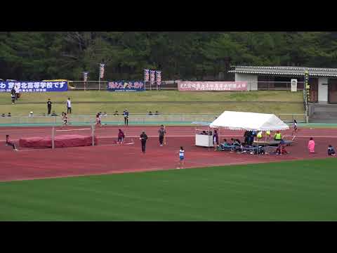 20180318104335県記録会一高女200ｍ2組乙守 紋佳
