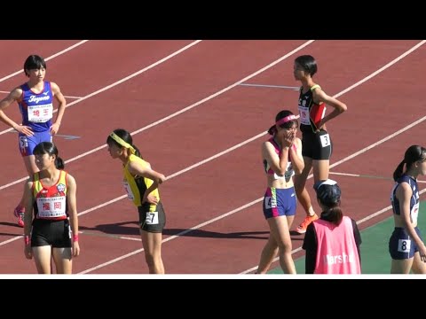 決勝 U16女子100mH U18/U16陸上 JOCジュニアオリンピック2023