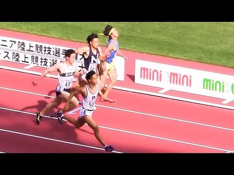 2015ジュニア陸上男子 100ｍ 準決勝3組 20151017