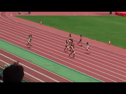 2018 茨城県選手権陸上 女子200m準決勝1組