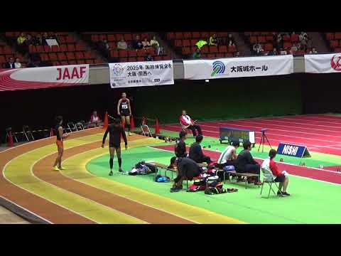2018 U20 日本室内陸上 男子三段跳　冨田健人(本庄一) 14m92　3位入賞(銅メダル)