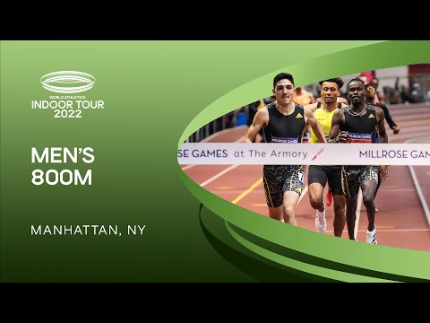 Bryce Hoppel returns with 800m win at Millrose Games | World Indoor Tour Gold Manhattan 2022
