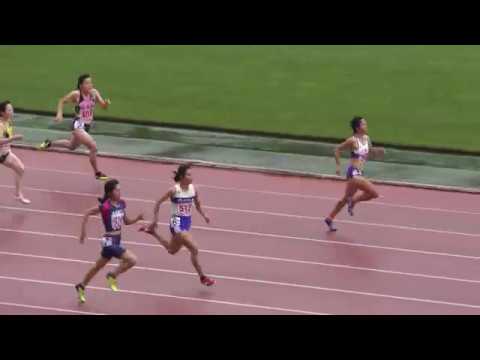 2018 東北陸上競技選手権 女子 200m 予選1組