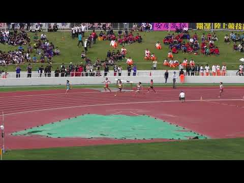 H30　千葉県高校総体　女子七種競技200m　2組