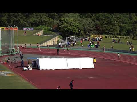 20180415160214県記録会一高中女4×100ｍR1組都城泉ヶ丘高
