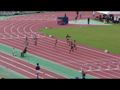 男子300mH決勝　U18日本選手権R01