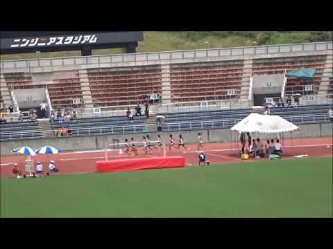 女子800m予選4組、1着：一井愛央（中萩中）2分26秒39　～第69回愛媛県中学校総合体育大会・陸上～