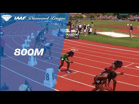 Caster Semenya Wins Women&#039;s 800m - IAAF Diamond League Eugene 2018