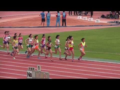 2018京都高校陸上　市内ブロック予選　女子1500m2組ダイジェスト