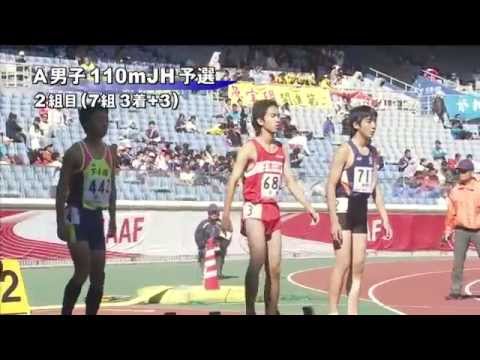 A男子110mJH 予選第2組 第46回ジュニアオリンピック