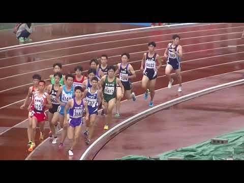 第69回東京都高等学校新人陸上競技対校選手権大会 第一支部予選会 男子1500m予選2組