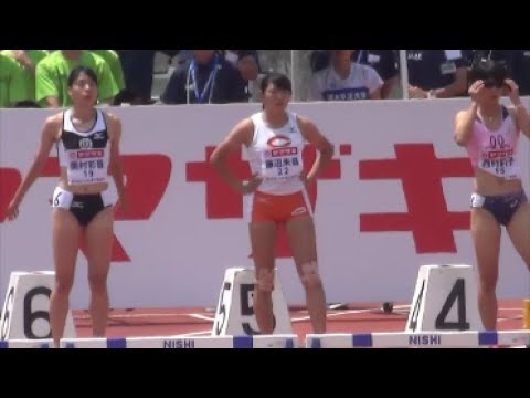 日本陸上混成競技2017 女子七種100mH1組