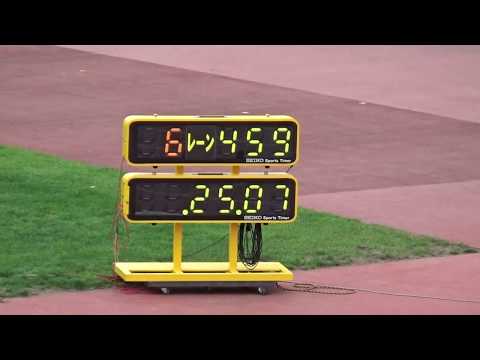女子200m_準決勝1組_第72回北海道高校陸上20190621