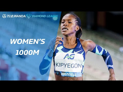Faith Kipyegon attacks the world record in the 1000m - Wanda Diamond League
