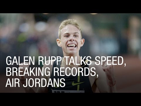 Galen Rupp Talks Speed, Breaking Record, Jordans