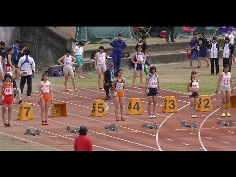 20170416春季記録会(桐生会場）女子100m2組