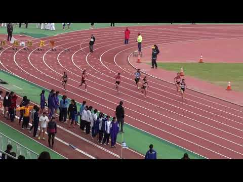 2018 第1回県記録会 中学女子100m1組