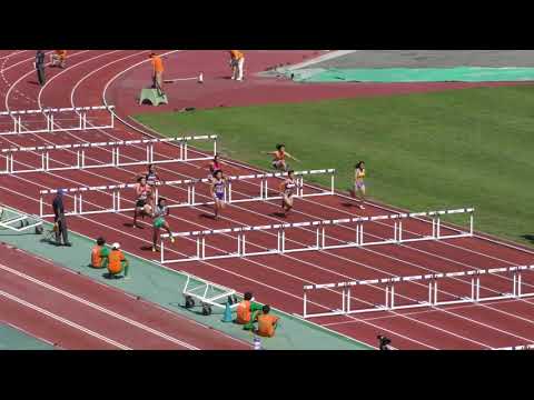 H30　千葉県高校新人　女子100mH　予選2組