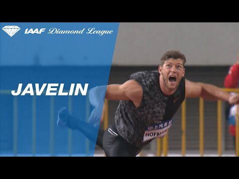 Andreas Hoffman wins the javelin competition in Shanghai - IAAF Diamond League 2019