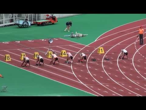 2017年 愛知県陸上選手権 女子100m予選2組
