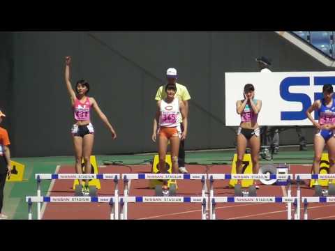 【頑張れ中大】 関東ｲﾝｶﾚ 女子1部七種100ｍH3組 ﾍﾝﾌﾟﾋﾙ・藤沼 2017.5.27