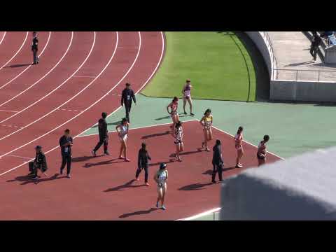 H30　関東高校新人　女子100m　予選2組