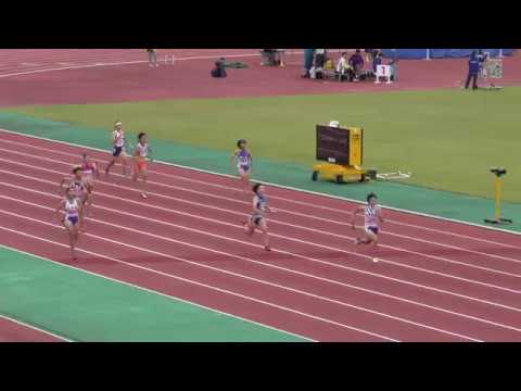 2018 東北高校新人陸上 女子 4×100mR 決勝