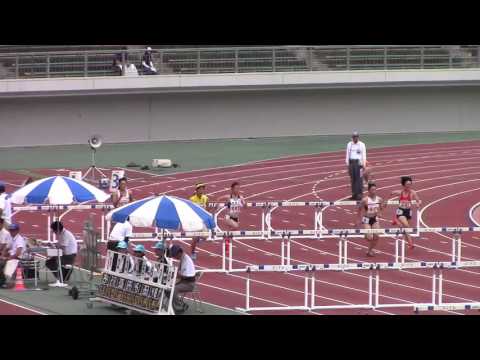 2016 東海高校総体陸上 女子100mH予選3