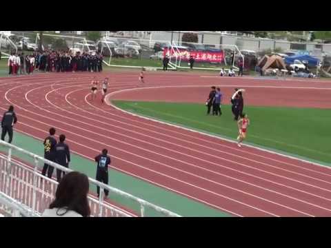 2018 茨城県高校総体陸上 県南地区女子マイル予選1組