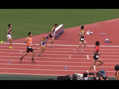 男子110mハードル準決勝1～3組★沖縄インターハイ陸上2019