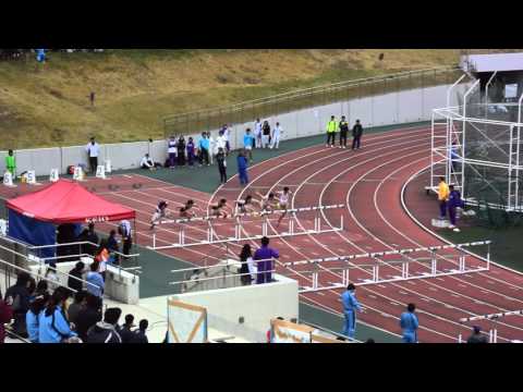 第49回東京六大学陸上　男子110mH 予選1組