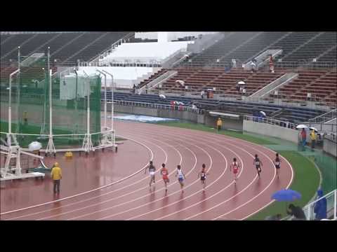 愛媛県高校新人大会2017・男子800m予選3組、1着：村上雄大（今治西高）2分02秒27