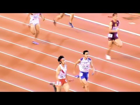 2015ユース陸上男子 4×100ｍR 予選5組 20151017