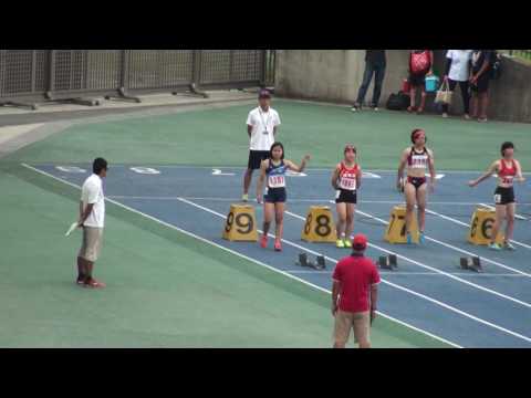 2017 茨城県高校個人選手権陸上 女子100m決勝