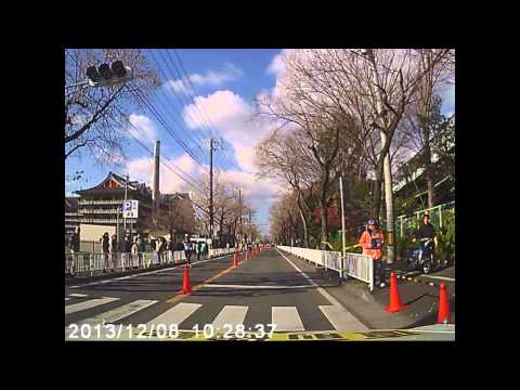 奈良マラソンコース動画（3倍速）