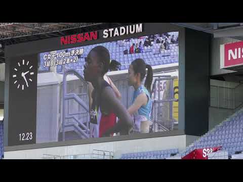 H29　ジュニアオリンピック　C女子100m　準決勝3組