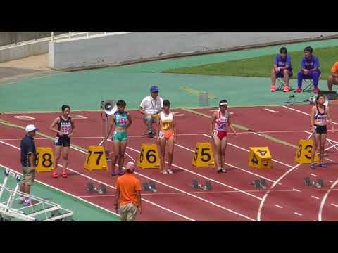 H30　千葉県国体最終　少年A女子100mH　決勝