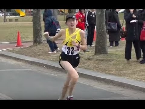 20180127北九州市中学校新人駅伝　男子4区～5区 Ekiden Championship in Kita-Kyushu City by 7th-8th Grade Boys (9)