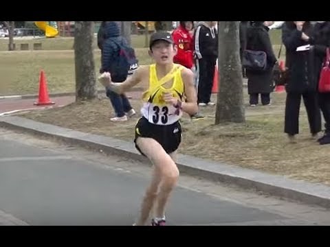 20180127北九州市中学校新人駅伝　男子4区～5区 Ekiden Championship in Kita-Kyushu City by 7th-8th Grade Boys (9)