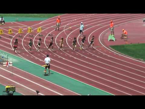 H29　千葉県　中学通信陸上　2年男子100m　B決勝