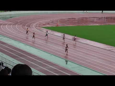 2018 茨城県高校新人陸上 女子七種競技200m 1組