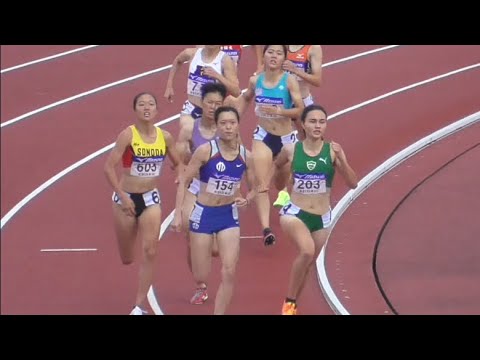 女子800ｍ決勝 全日本インカレ陸上2022