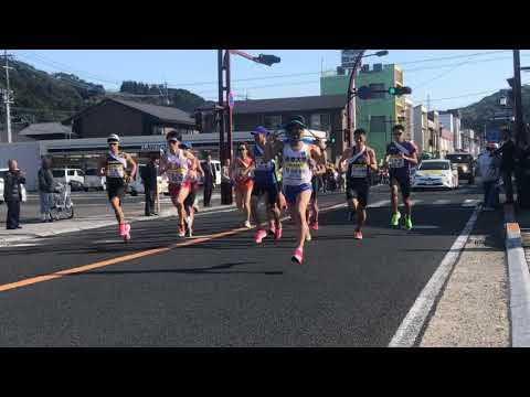 【長崎新聞】県下一周駅伝：１日目・１０区＜西肥バス江迎待合所前＞