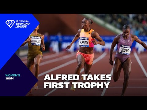 Julien Alfred claims FIRST Diamond League 100m title in Brussels - Wanda Diamond League 2024